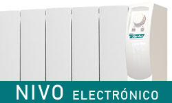 NIVO, radiadores de bajo consumo con regulación manual