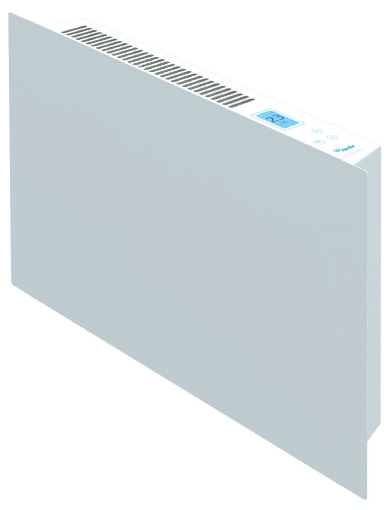 Convector ESLA con panel integrado en la parte superior