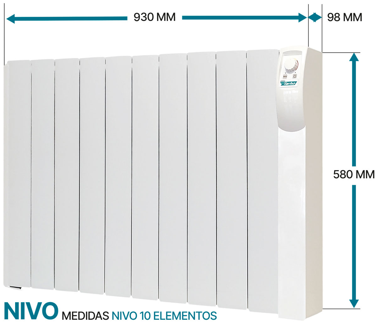 Medidas Farho NIVO 10 elementos
